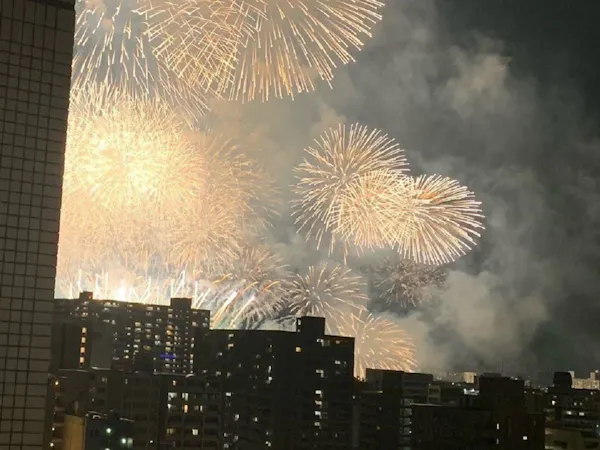 10/17 なにわ淀川花火大会 北向き客室から花火を観賞(朝食付)【事前決済・返金不可】