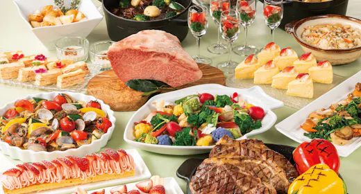 A5级黑毛和牛&草莓甜品自助晚餐方案(含晚餐/可购买乐园门票)