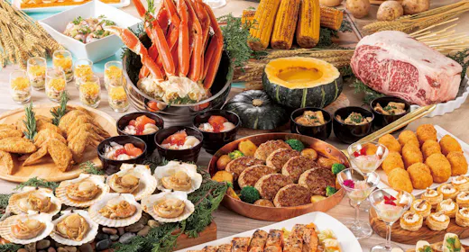 <お食事時間17:00-18:40>おいしい北海道ディナービュッフェ(夕食付/パークチケット購入可)