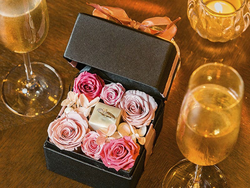 Create a wonderful proposal scene.