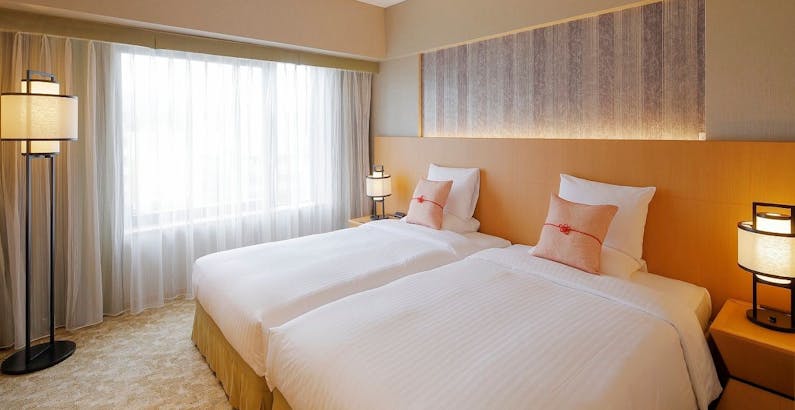 ルームen えん ツイン 禁煙 東向き 通常価格 京都ブライトン 和 洋選べる朝食つきプランプラン 京都ブライトンホテル 一休 Com