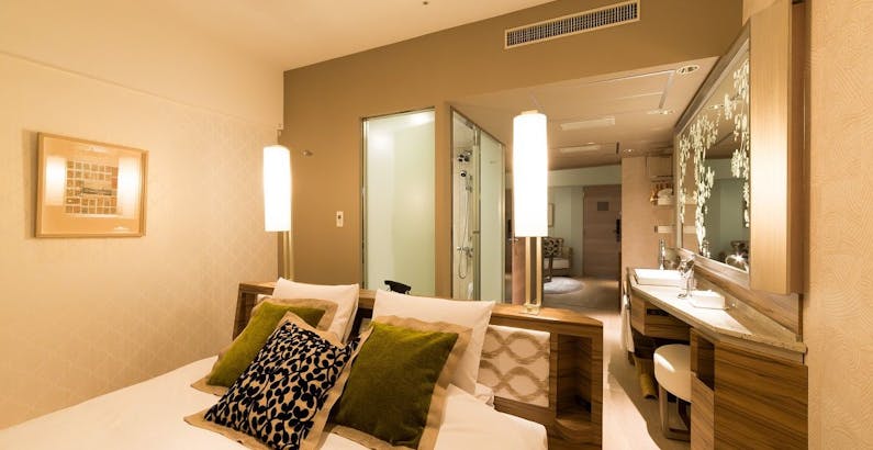 ルームパルタジェ 禁煙 たった2部屋の贅沢 Web スペシャル 42平米 ダブルルーム ルームパルタジェ プラン 京都ブライトンホテル 一休 Com