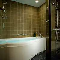 舒緩旅途疲憊的浴室