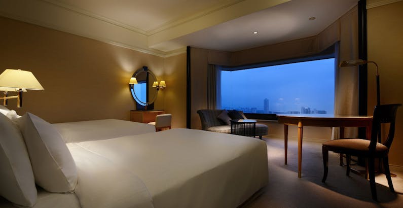 禁煙 スーペリアツイン 40平米ベッド幅130cm 淑女の休日 Aveda オリジナルアメニティやレイトチェックアウトなど女性に嬉しい特典付プラン ホテルニューオータニ幕張 一休 Com