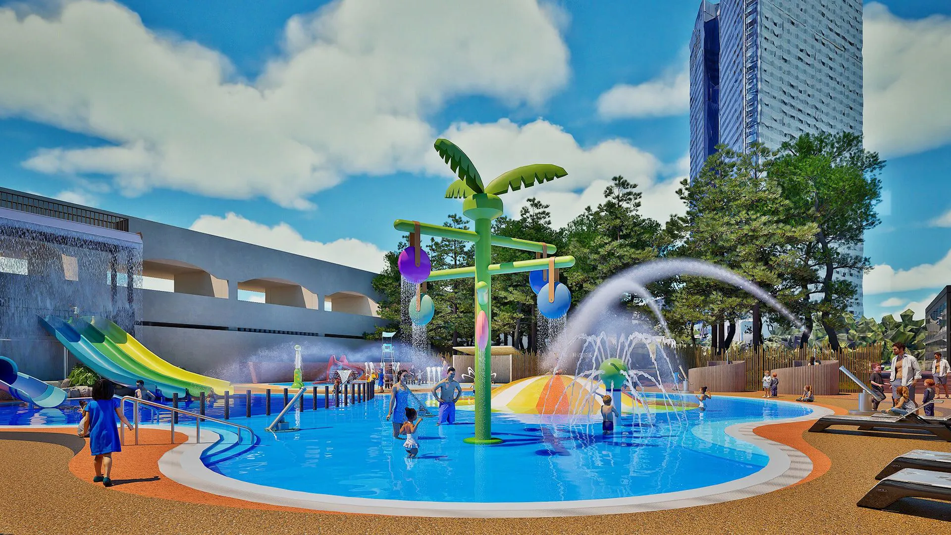 Kawasan Percikan Air Kanak-kanak