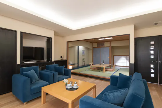 藍3部屋&源泉かけ流し檜風呂付