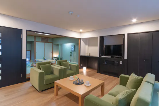 利休3部屋&源泉かけ流し石風呂付