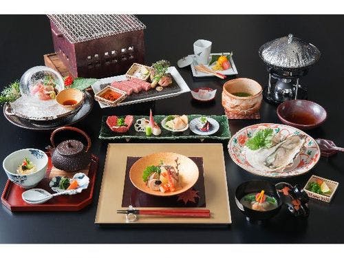 【厳選和牛のあぶり付き】贅沢会席料理