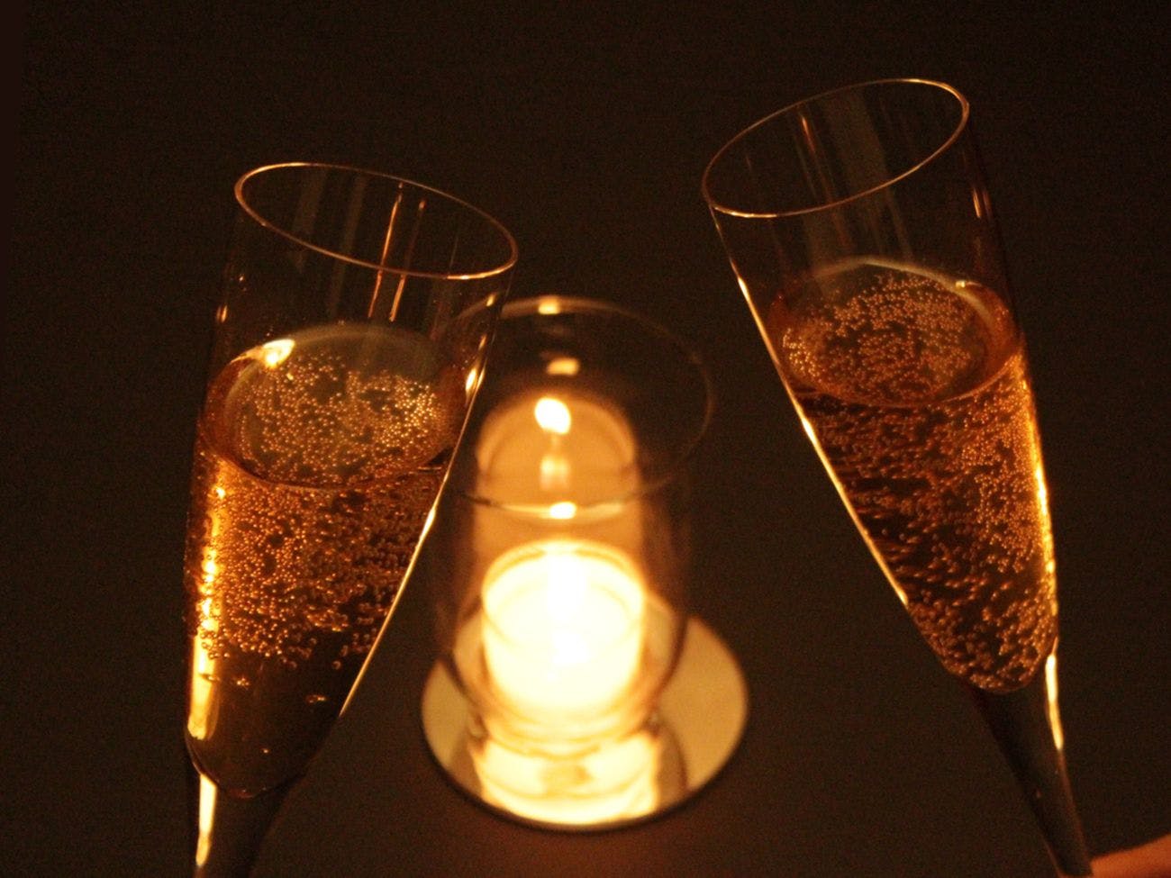 特典のスパークリングワイン