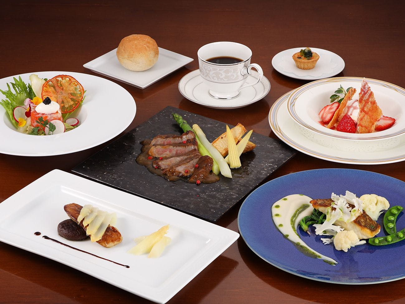 下呂温泉 水明館 - 【贅沢ディナー】飛騨牛フィレ肉など高級食材！青い