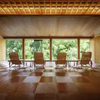 下留の湯(脱衣場)