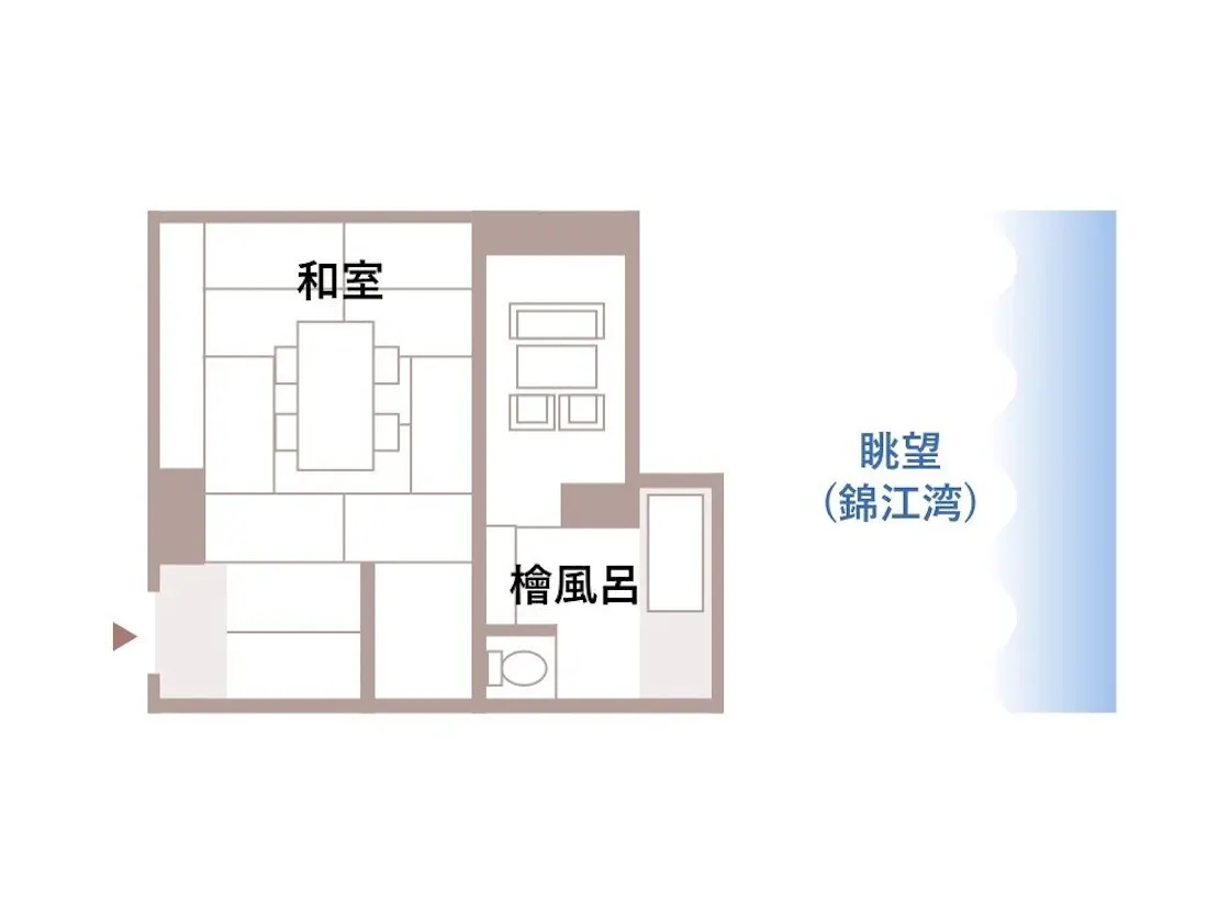 お部屋見取り図(磯客殿・和室)