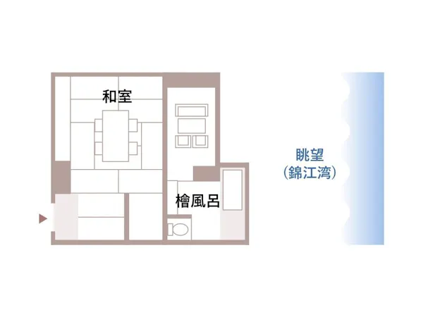 お部屋見取り図(磯客殿・和室)