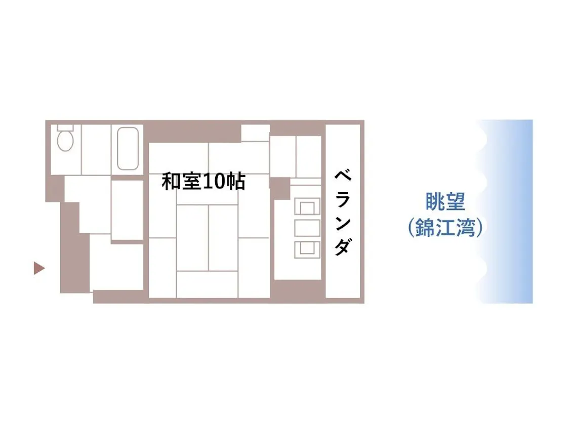 お部屋見取り図(花の棟・和室)