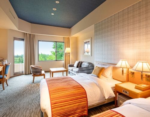 デラックスツイン（最上階、37平米）