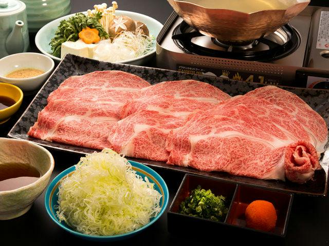 【คอร์สชาบูสไตล์สึยุ】อัปเกรดระดับพรีเมียม เนื้อวากิวญี่ปุ่นขนดำเกรดสูงสุด A5