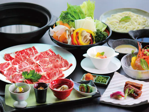 "ชาบูชาบูเนื้อโจชู" พร้อมอาหารตามฤดูกาลหลากหลาย! เพลิดเพลินกับอาหารค่ำพิเศษอย่างสบายใจ 1 คืน 2 มื้อ