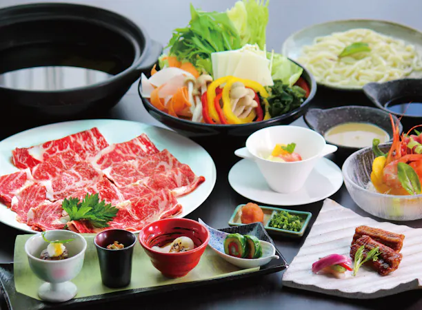 ชุดชาบูชาบูเนื้อโจชูแบบญี่ปุ่น