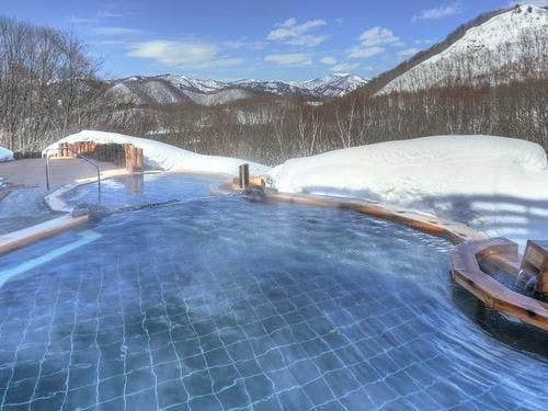 露天溫泉 冬季景觀