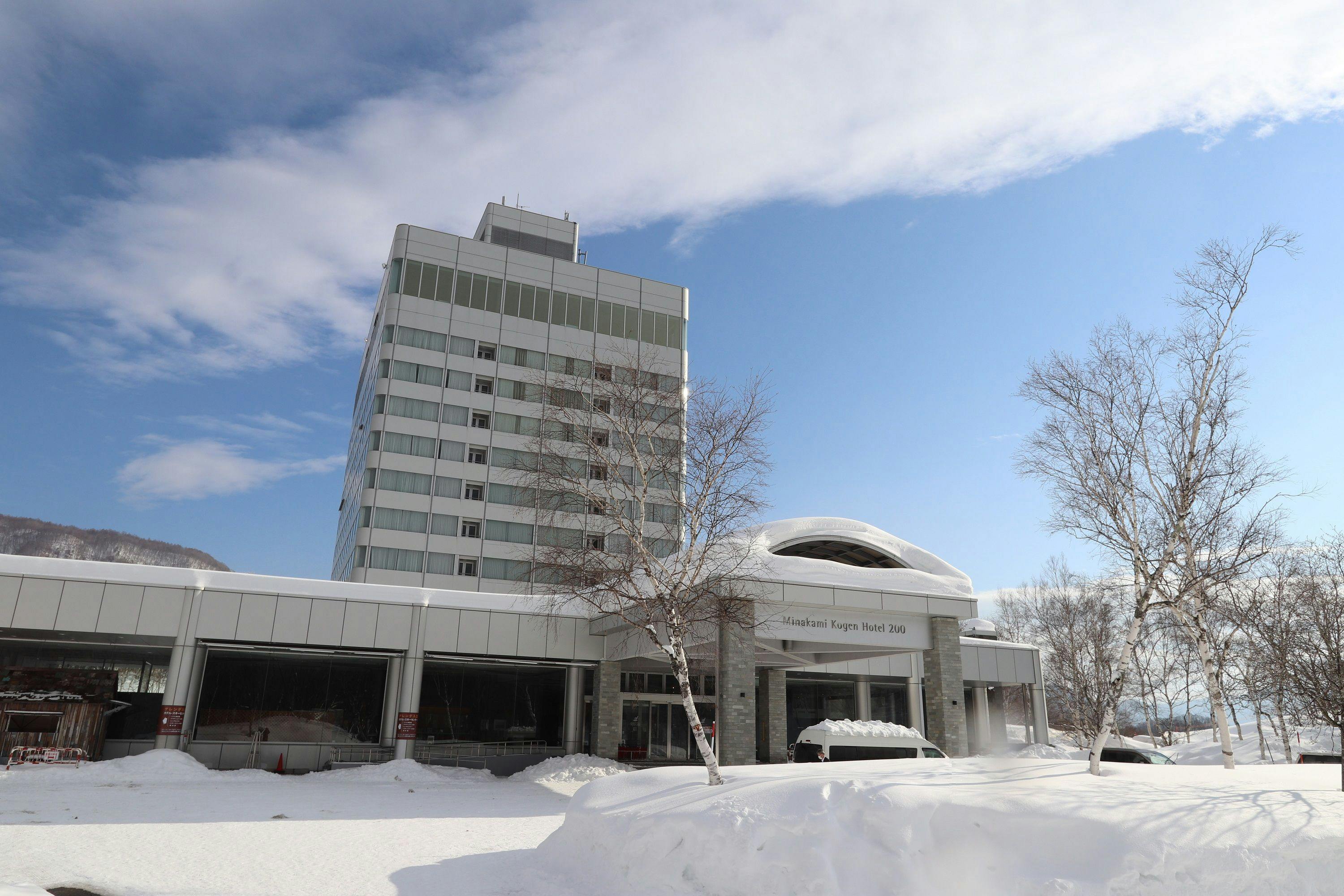被雪景環繞的高原度假村