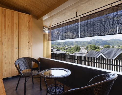 【秀山閣】半露天檜風呂付客室「愛宕の間」