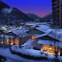 Musim dingin "Hanare Matsubayashi Tei" tampak luar