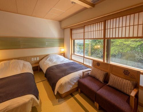 水の語り部半露天風呂