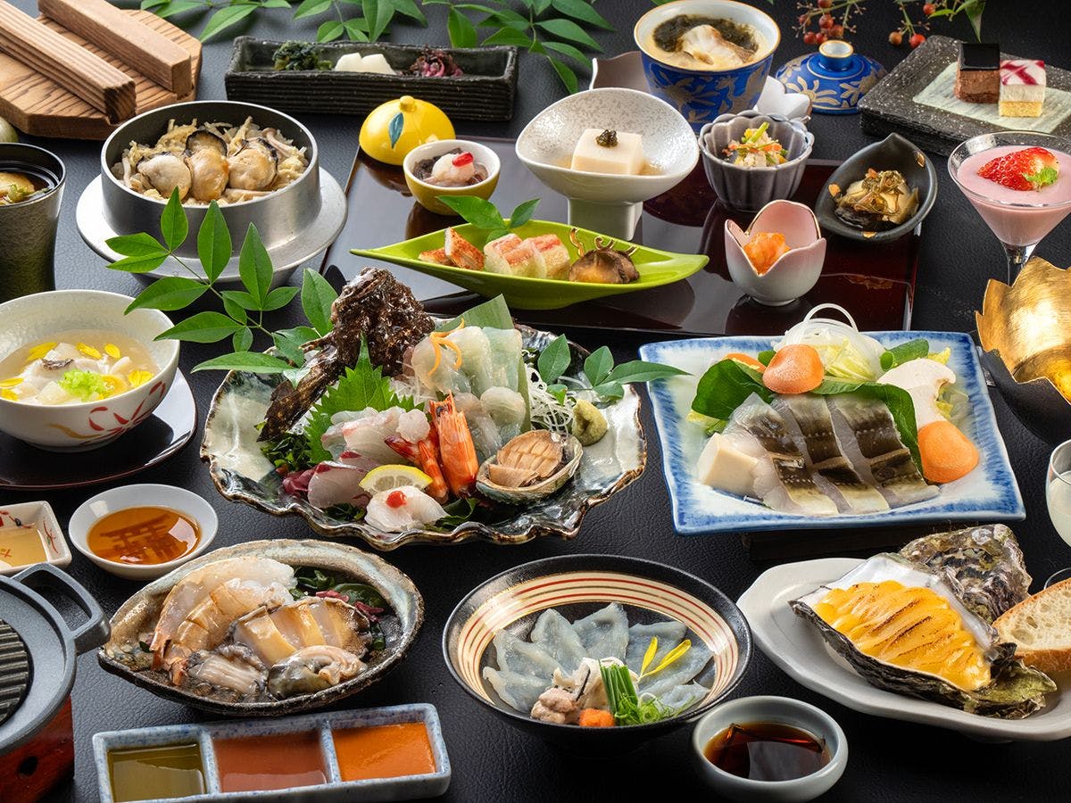 宮島 錦水館 - ＼人気No.1／【グレードUP‐美味魚編】 ＜活魚お造り