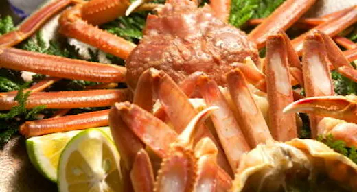 【かに祭り(梅)】冬の味覚王「ずわい蟹」を4つの食べ方で。蟹入門会席で気軽に蟹三昧