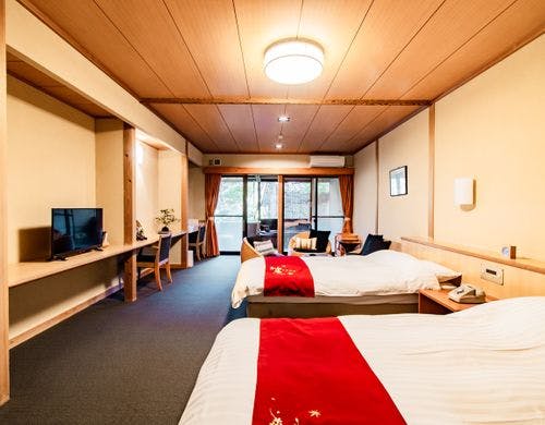 露天風呂付洋室ツイン一例