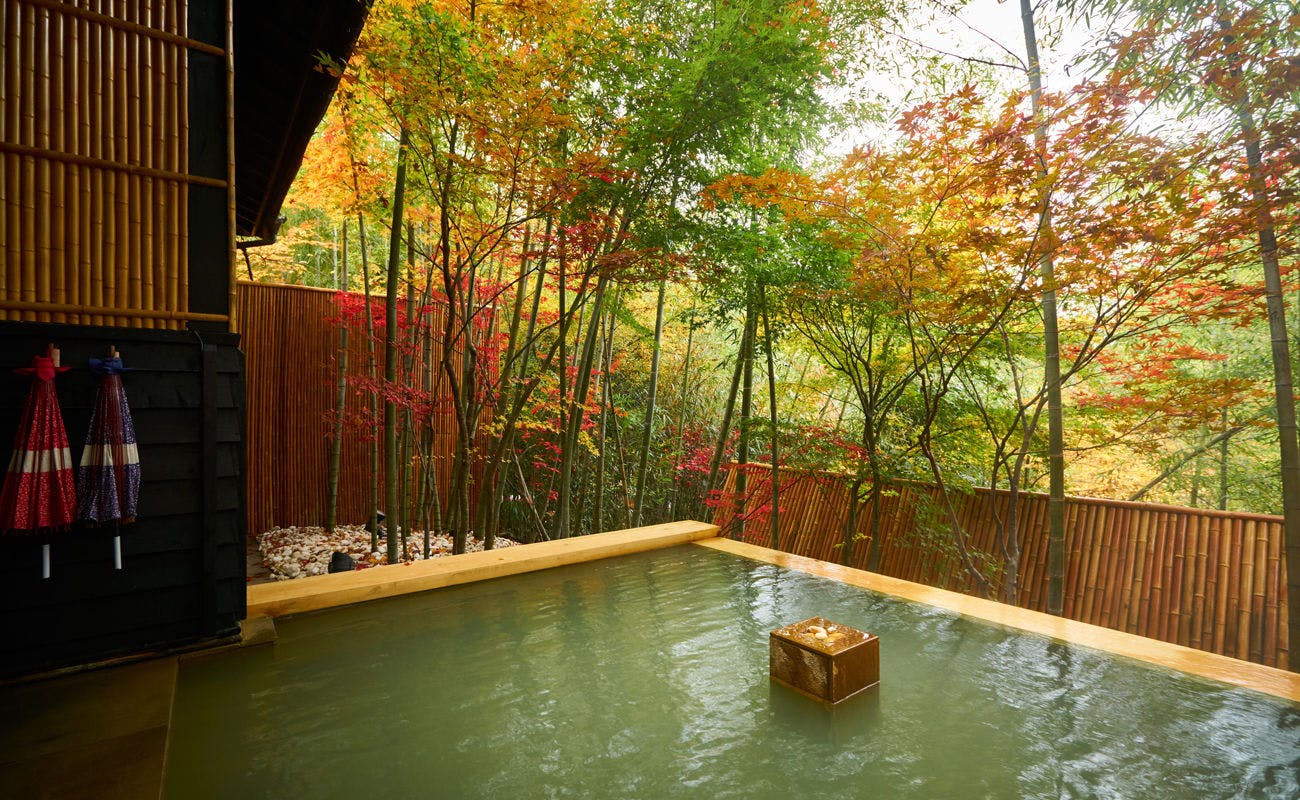 竹ふえの露天風呂付き客室