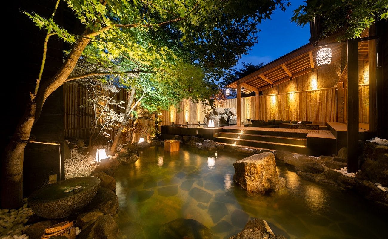 秘境 白川源泉 山荘 竹ふえ - ナチュラルステイプラン - 露天風呂付