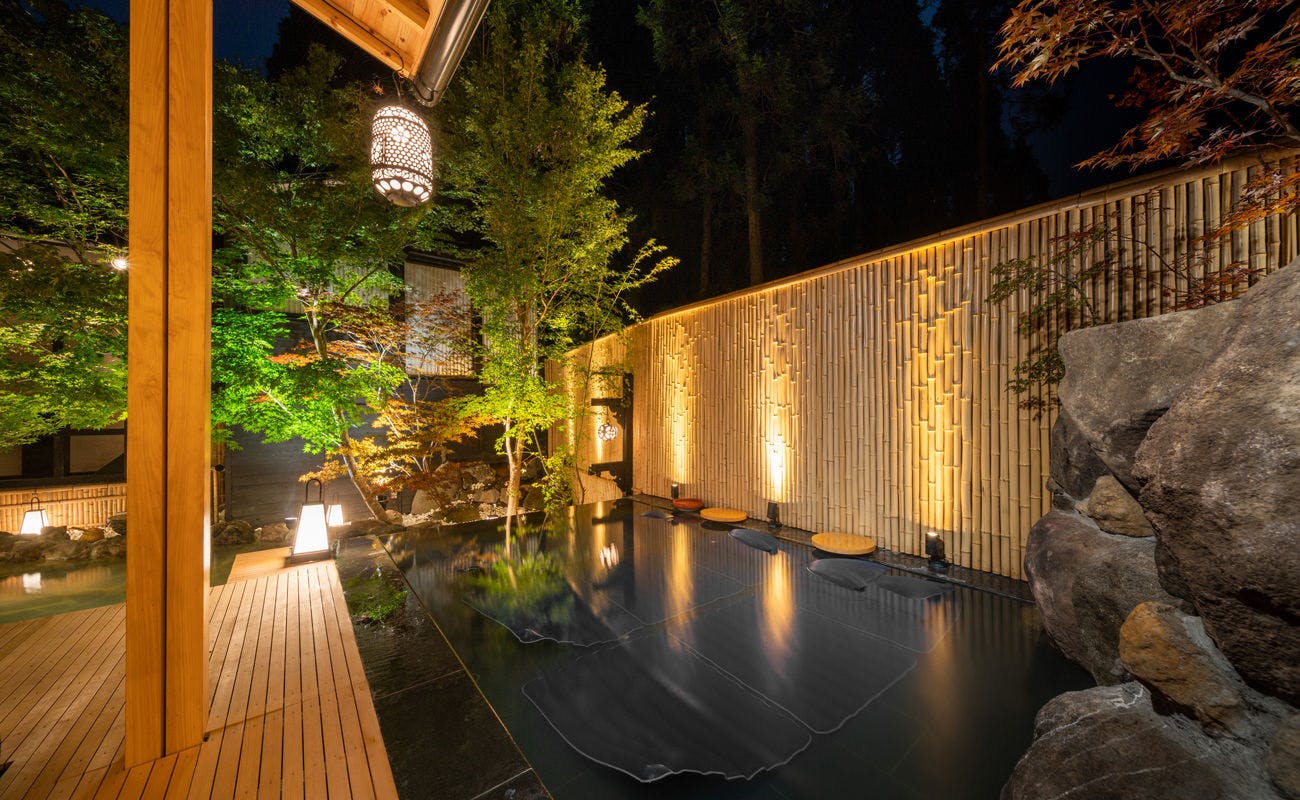 秘境 白川源泉 山荘 竹ふえ - ナチュラルステイプラン - 露天風呂付