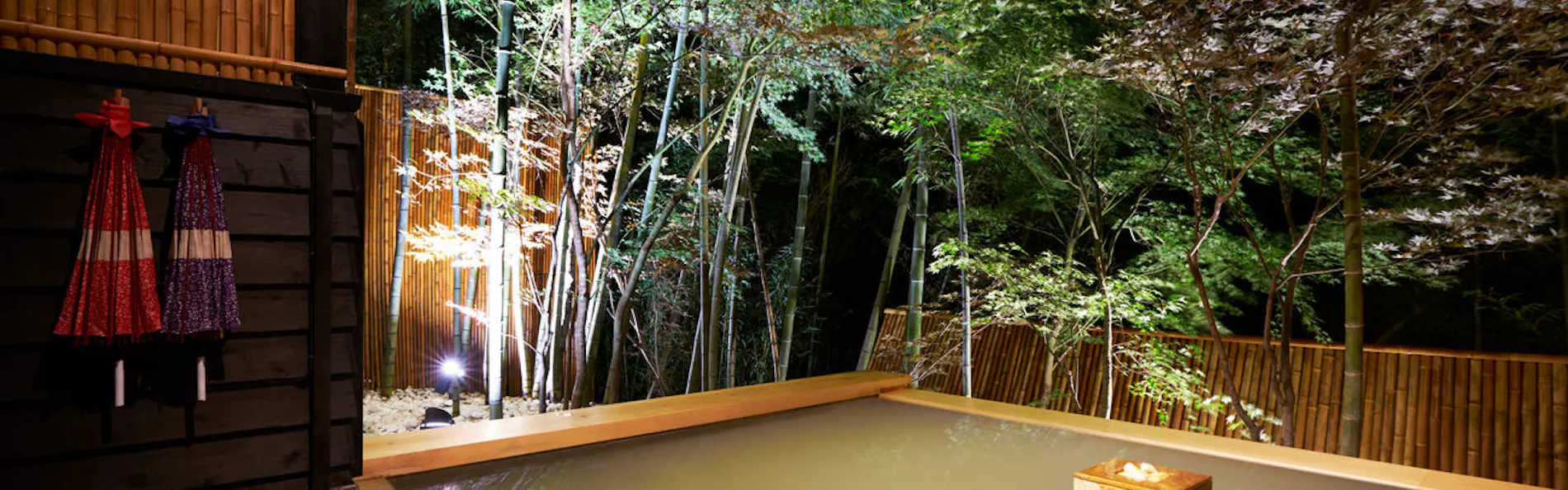秘境 白川源泉 山荘 竹ふえ