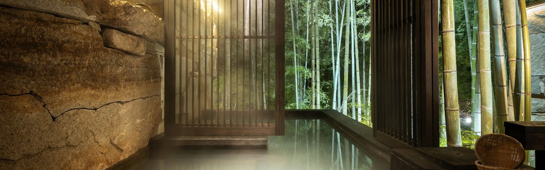 秘境 白川源泉 山荘 竹ふえ
