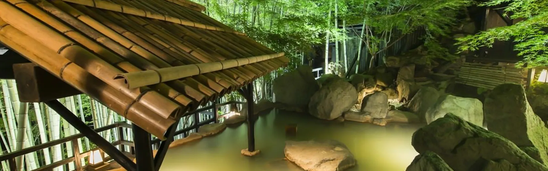 秘境 白川源泉 山荘 竹ふえ