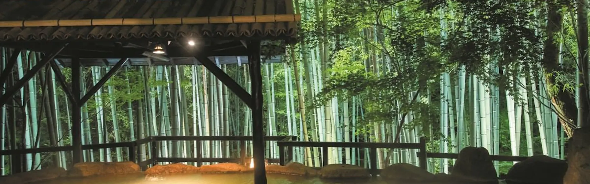 秘境 白川源泉 山荘 竹ふえ