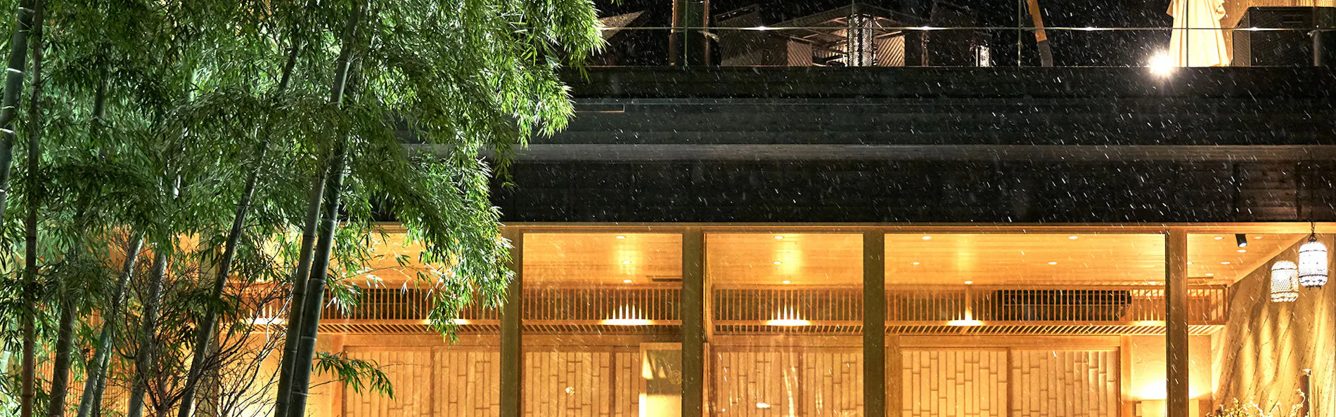 秘境 白川源泉 山荘 竹ふえ