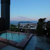 【Open-Air Bath】Sunrise view from the open-air bath