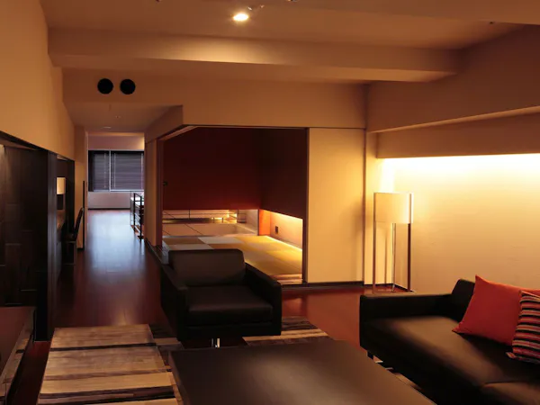 【SUITE contoh】Bagian kamar bergaya Jepang dari kamar bergaya Jepang-Barat.