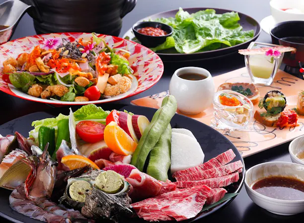 特選 島宝炭火焼コース≪料理イメージ≫