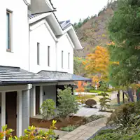 <Paviliun> Mata air panas luar ruangan Vila Suite Maisonette