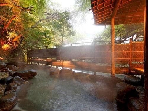 Sistem pergantian pria dan wanita, pemandian terbuka 'Gyoki no Yu'