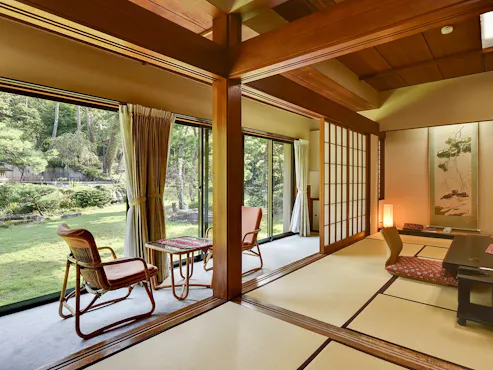 *雅:1階/典雅な日本庭園が目の前の客室