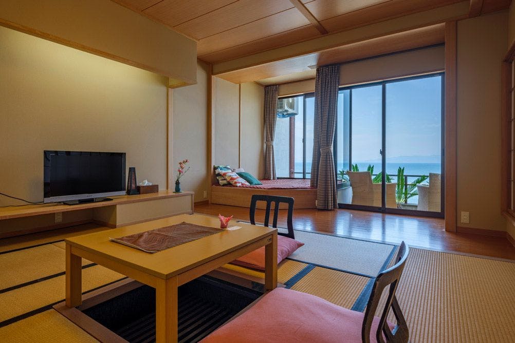 ห้องพักสไตล์ญี่ปุ่นติดทะเล