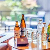 露天風呂客室 無料ドリンク