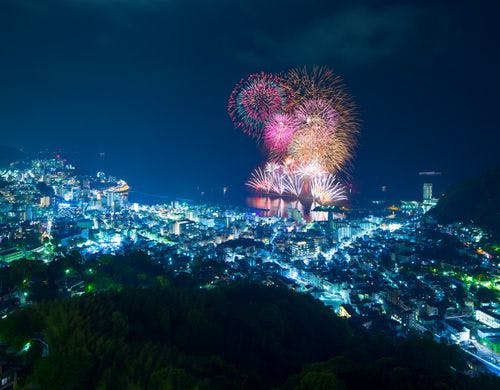 熱海の花火大会もお部屋からご覧ください