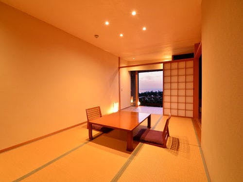 客室デッキからの眺め