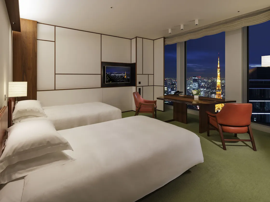 Twin Tower View Night