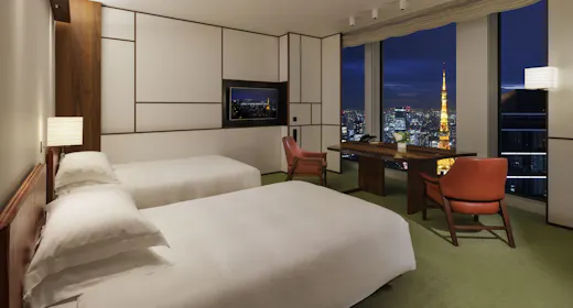 วิวกลางคืนของตึกแฝด